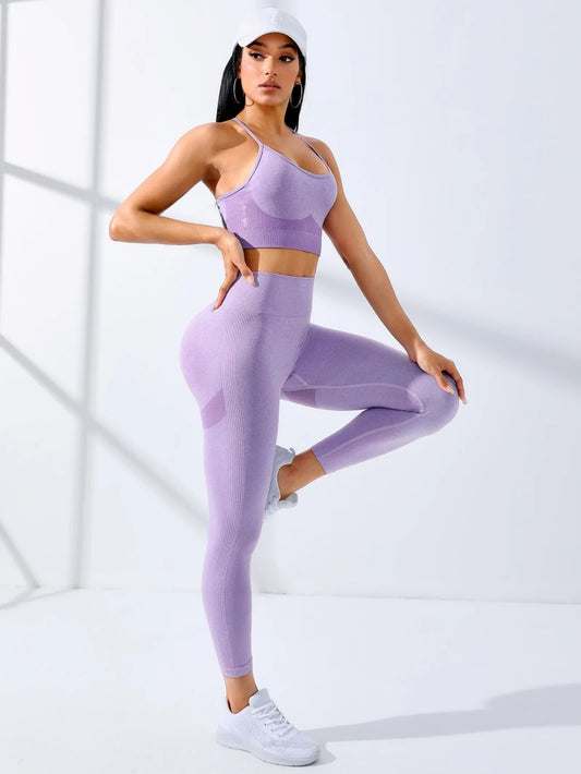 sporty Women Yoga Set 2/Pcs  Workout