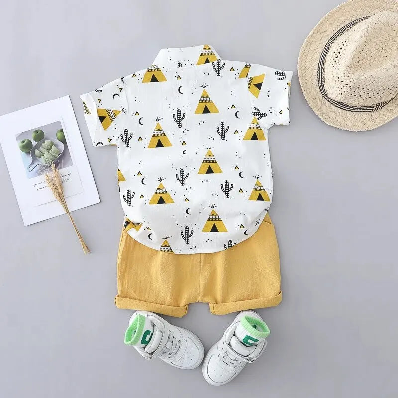 2PCS Children's Summer AB COTTON