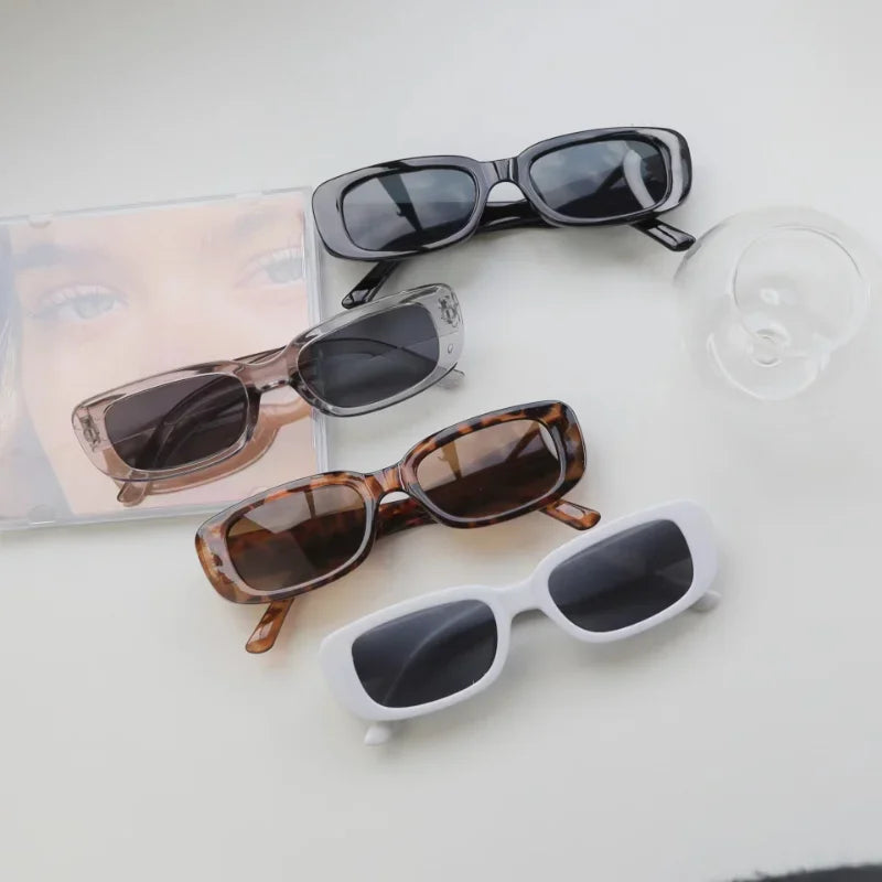 Sun Glasses Female Small Ellipse Eyewear UV400 Oculos De Sol