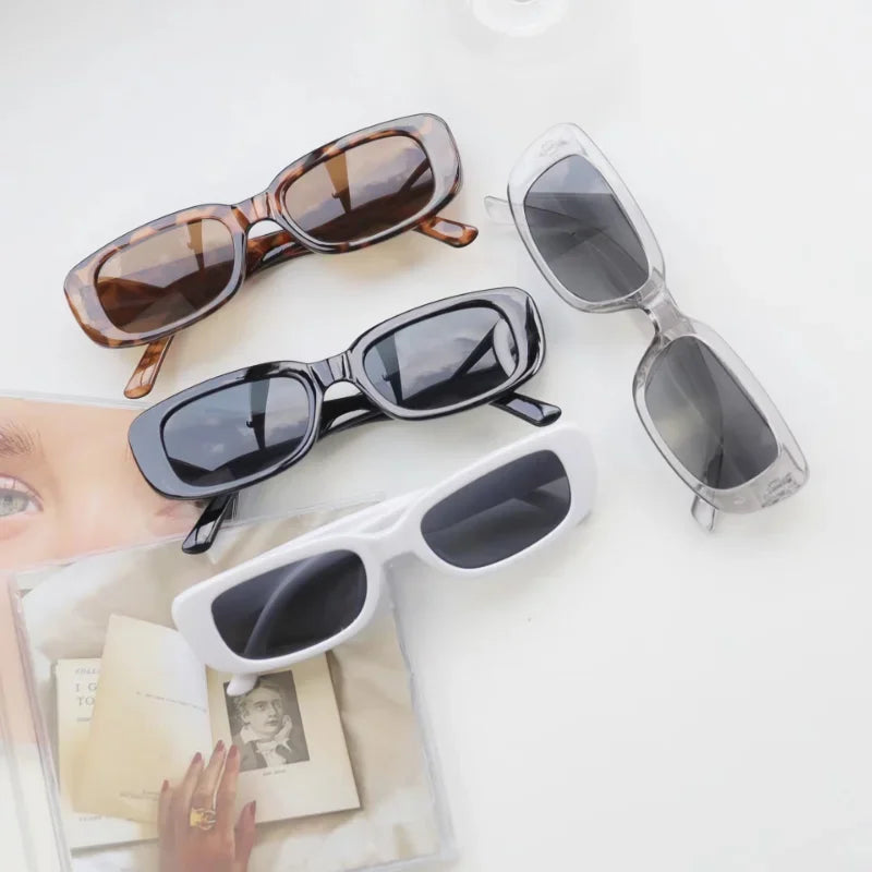 Sun Glasses Female Small Ellipse Eyewear UV400 Oculos De Sol