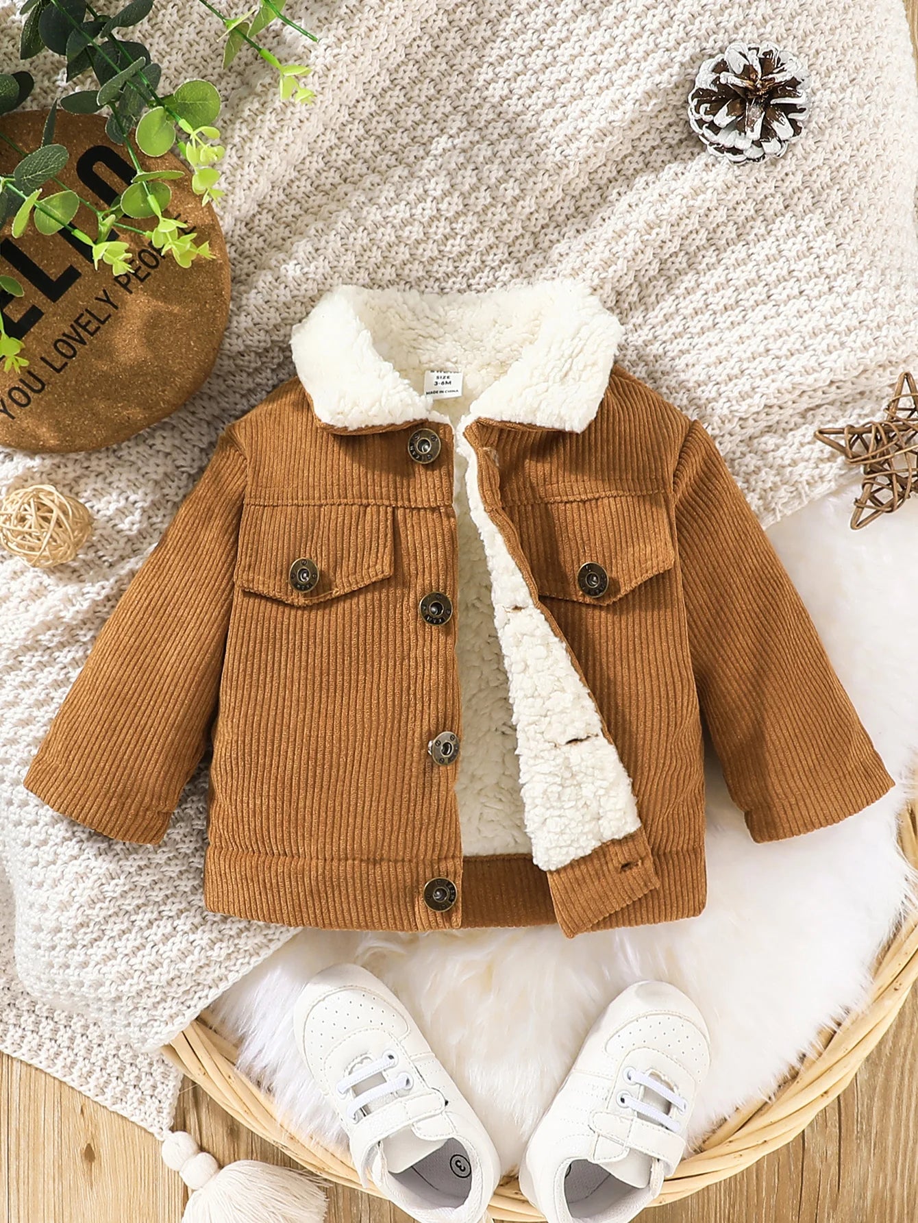 Warm Jacket Outwear For Newborn Baby Boy 0-3 Years