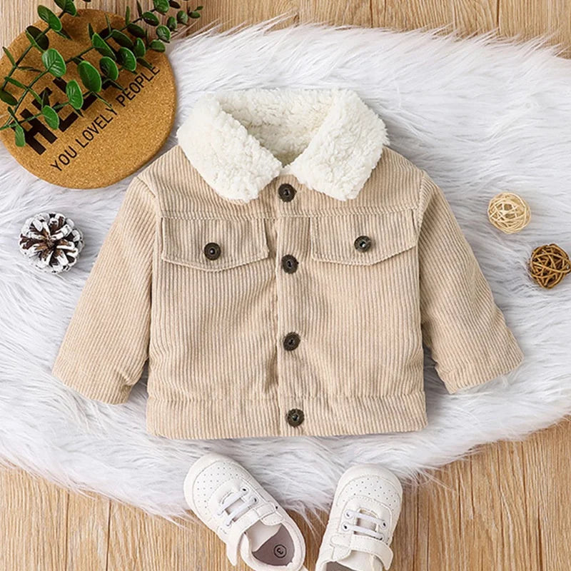 Warm Jacket Outwear For Newborn Baby Boy 0-3 Years